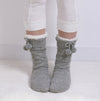 Totes Toasties TEXTURE SLIPPER Socks Womens Socks Grey