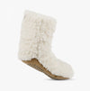 Totes Toasties FAUX FUR Slipper Socks Womens Socks Cream