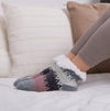 Totes Toasties CROP CHENILLE Knitted Womens Socks Multi