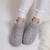 Totes Toasties CHUNKY KNIT Womens Booties Grey