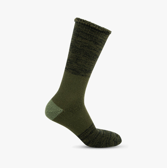 Totes Toasties 3.0 TOG Brushed Inside Thermal Socks Mens Socks Khaki Mix
