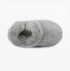 Totes Toasties FAUX FUR Boot Slippers Womens Grey