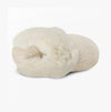 Totes Toasties TEXTURED FAUX FUR MULE Slippers Womens Cream