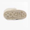 Totes Toasties TEXTURED FAUX FUR MULE Slippers Womens Cream