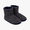 Totes Toasties RIB KNIT BOOT Slippers Mens Navy