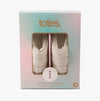 Totes Toasties QUILTED BORG EVA MULE Slippers Womens Cream