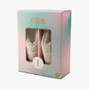 Totes Toasties QUILTED BORG EVA MULE Slippers Womens Cream