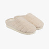 Totes Toasties QUILTED BORG EVA MULE Slippers Womens Cream