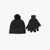 Totes Toasties Hat & Glove Set Mens Black / Grey
