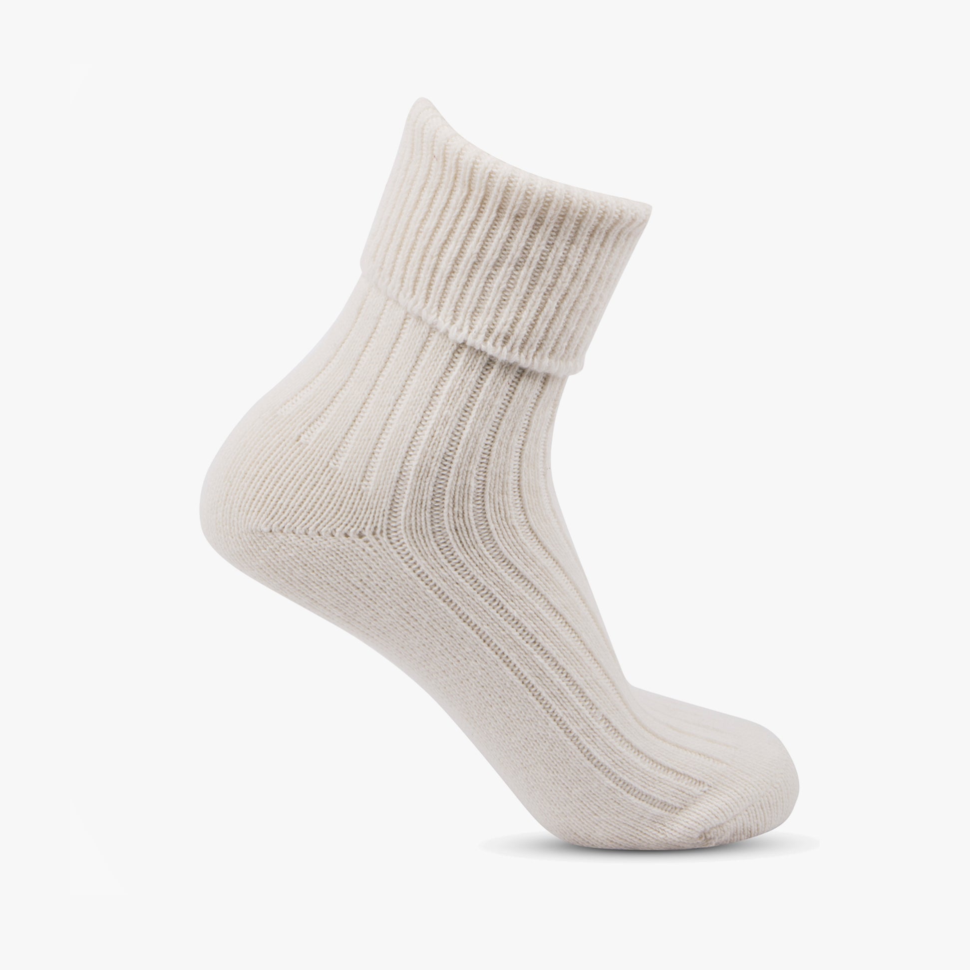 Totes Toasties CASHMERE BLEND Womens Socks Oat