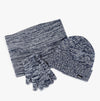 Totes Toasties KNITTED HAT GLOVE AND SNOOD SET Unisex Kids Navy