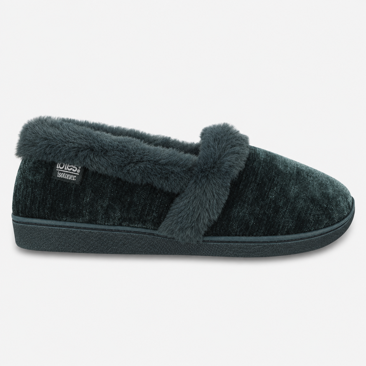 Totes Isotoner SPARKLE FULL BACK SLIPPER Womens Full Slippers Green