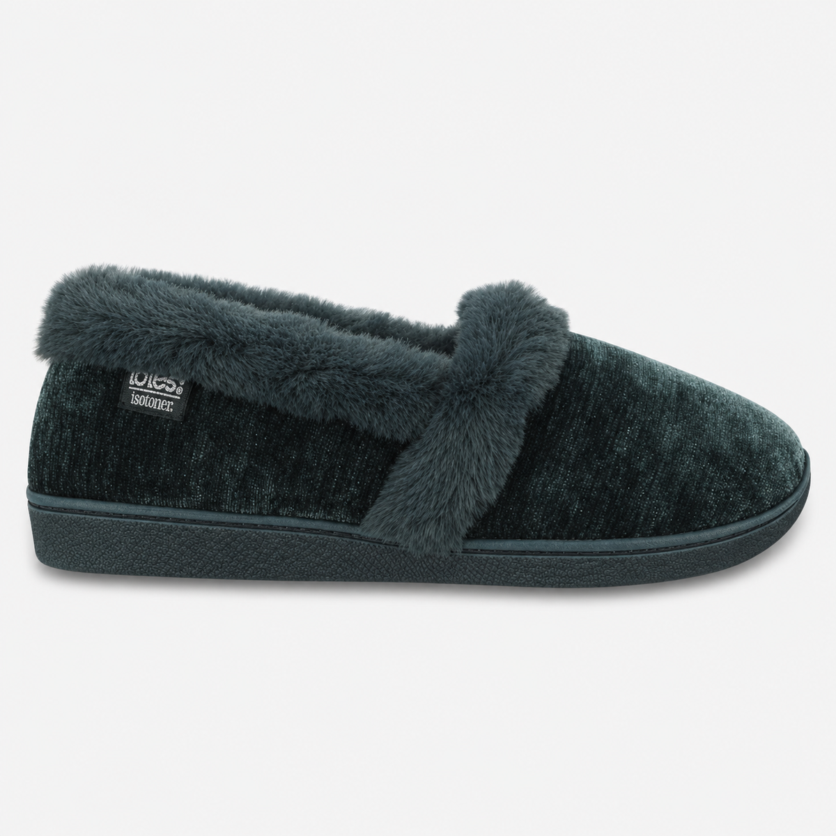 Totes Isotoner SPARKLE FULL BACK SLIPPER Womens Full Slippers Green