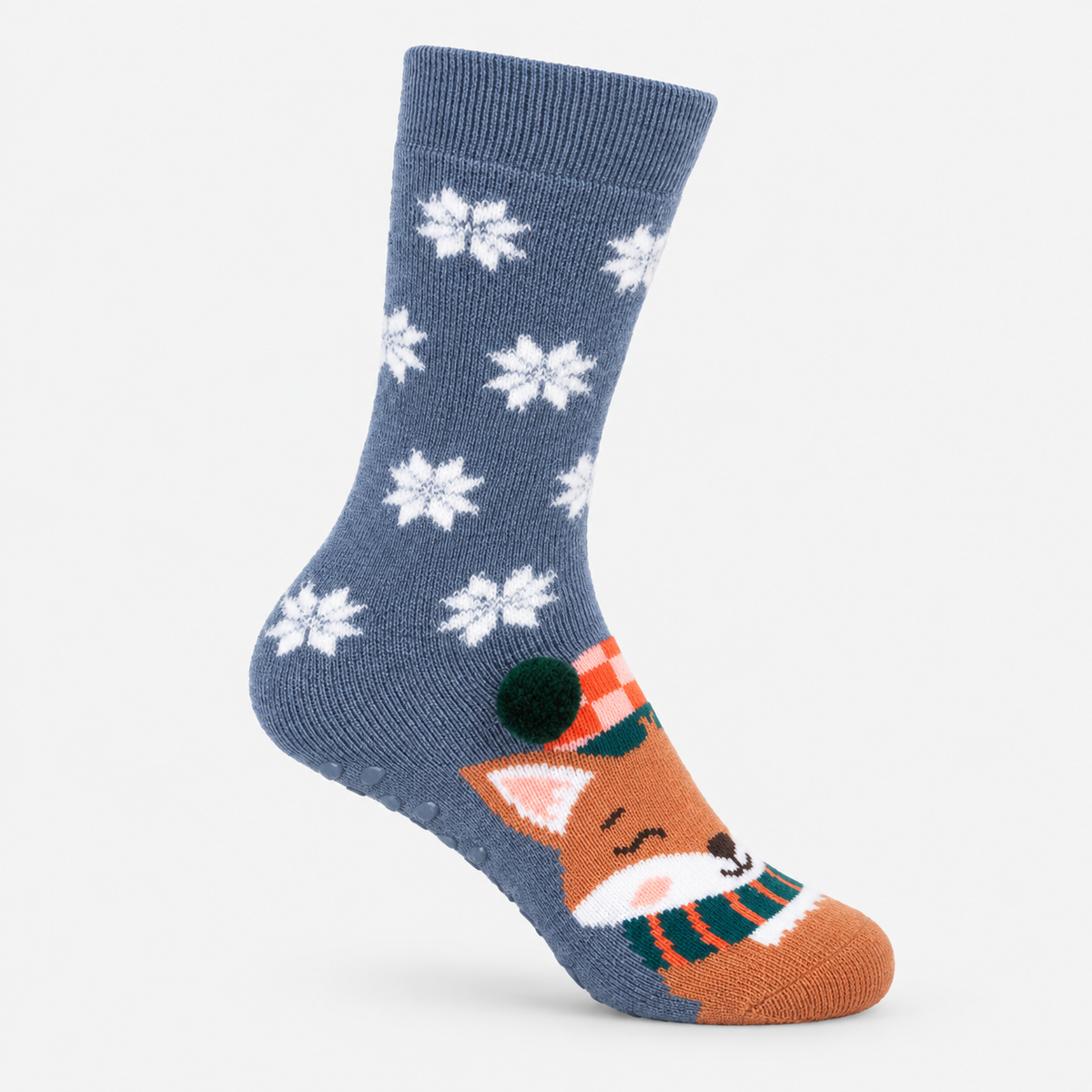 Totes Toasties SINGLE ORIGINAL SLIPPER SOCKS Womens Slipper Socks Fox