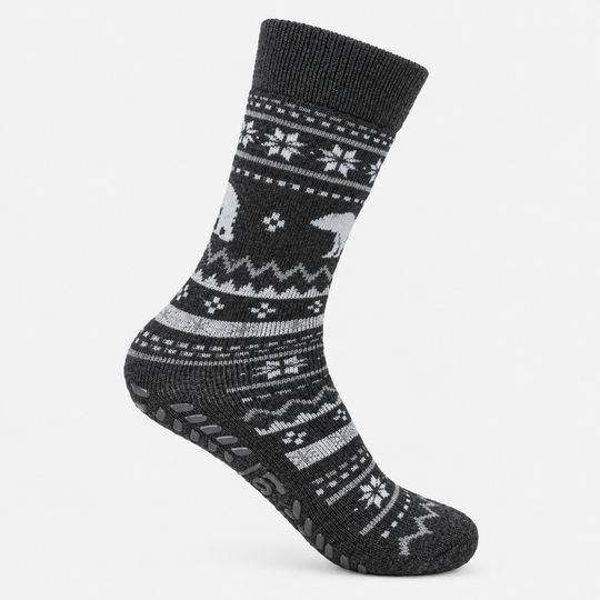 Totes Toasties ORIGINAL SLIPPER SOCKS Mens Slipper Socks Polar Bear