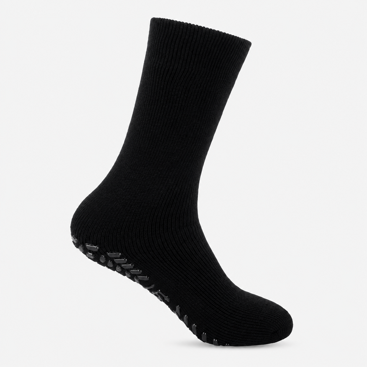 Totes Toasties THERMAL BRUSHED ORIGINAL SLIPPER SOCKS Mens Slipper Socks Black