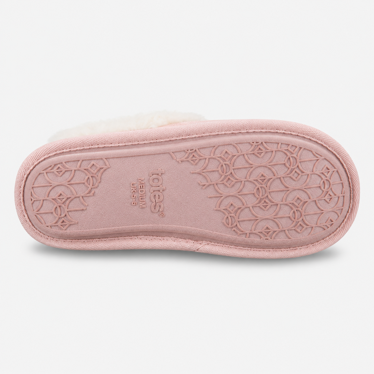 Totes Toasties BORG MULE SLIPPERS Womens Mules Pink