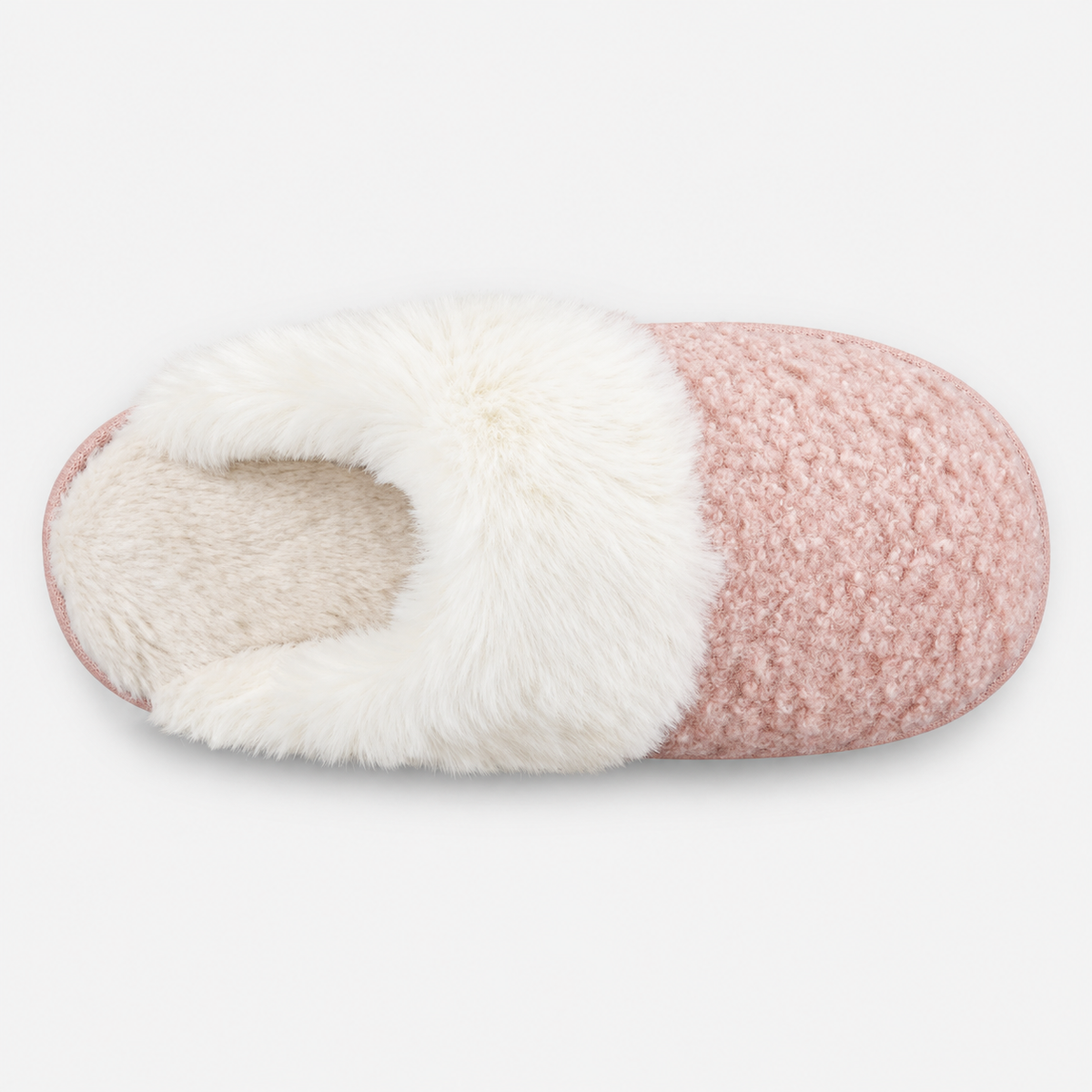 Totes Toasties BORG MULE SLIPPERS Womens Mules Pink