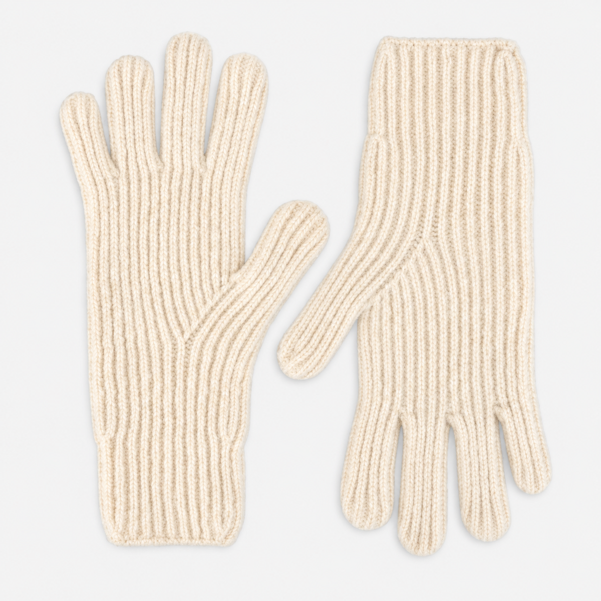 Totes Toasties CHUNKY BRUSHED RIB KNIT HAT SCARF & GLOVE SET Womens Beanie Cream
