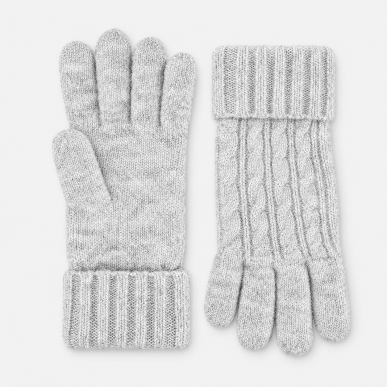 Totes Toasties KNITTED HAT SCARF & GLOVE GIFT SET Womens Beanie Grey