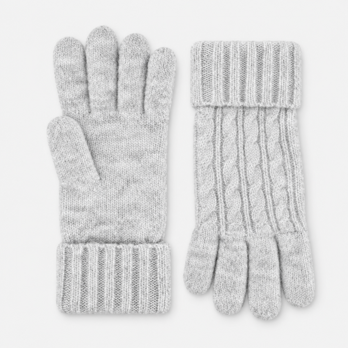 Totes Toasties KNITTED HAT SCARF & GLOVE GIFT SET Womens Beanie Grey
