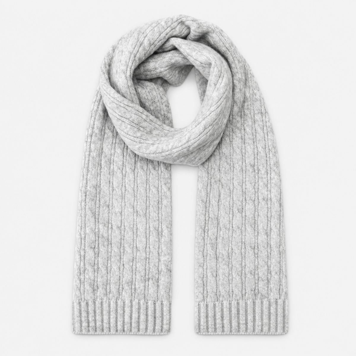 Totes Toasties KNITTED HAT SCARF & GLOVE GIFT SET Womens Beanie Grey