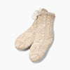 UGG POM POM FLEECE LINED Womens Socks Cream