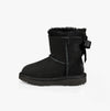 UGG MINI BAILEY BOW II Unisex Kids Classic Boots Black