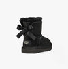 UGG MINI BAILEY BOW II Unisex Kids Classic Boots Black
