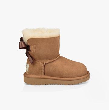 UGG MINI BAILEY BOW II Unisex Kids Classic Boots Chestnut