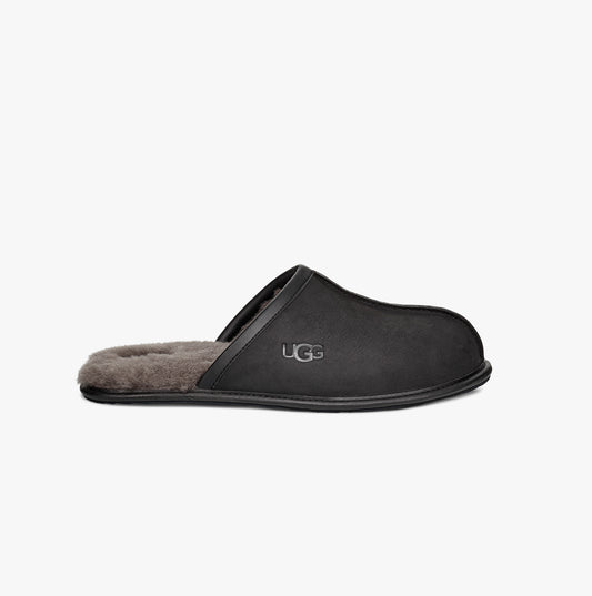 UGG SCUFF Mens Slippers Black