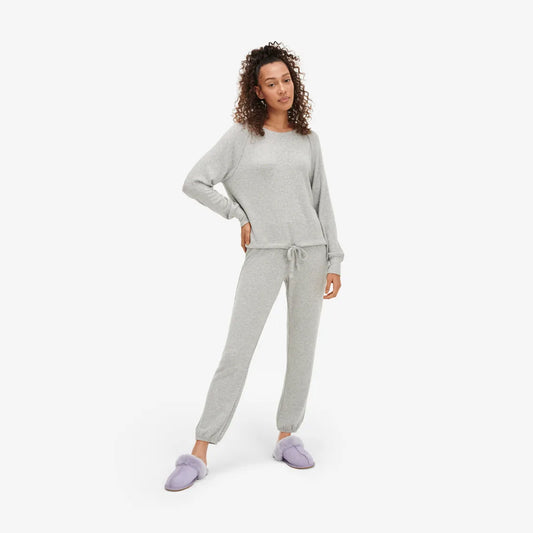 UGG GABLE Womens Loungewear Set Grey Heather