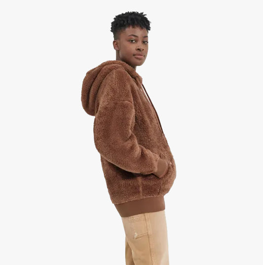 UGG LOYRA SHERPA Womens Hoodie Cedar Bark