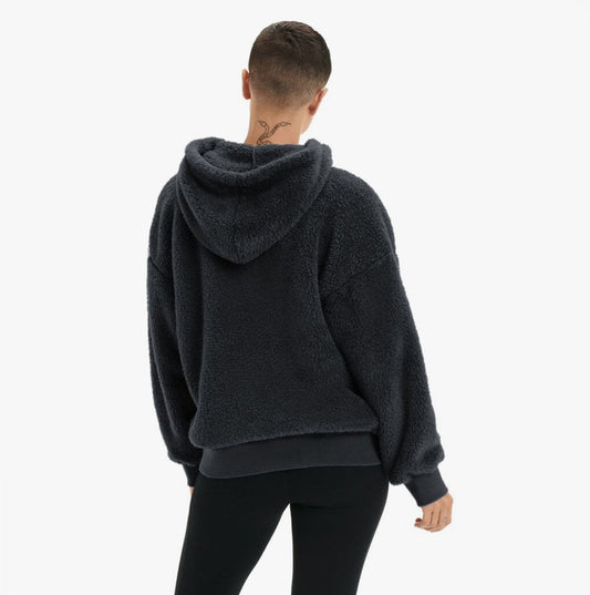 UGG LOYRA Womens Hoodie Ink Black
