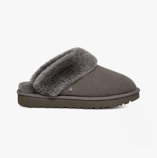 UGG CLASSIC SLIPPER II Womens Slippers Charcoal