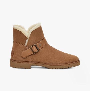 UGG ROMELY SHORT BUCKLE Womens Classic Boots Chestnut