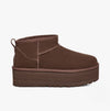 UGG CLASSIC ULTRA MINI PLATFORM Womens Classic Boots Burnt Cedar