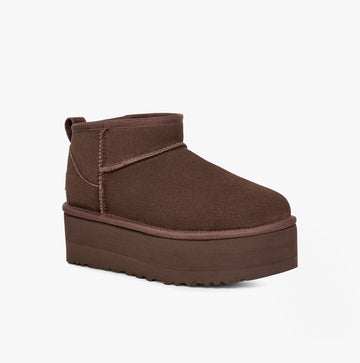 UGG CLASSIC ULTRA MINI PLATFORM Womens Classic Boots Burnt Cedar