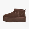 UGG CLASSIC ULTRA MINI PLATFORM Womens Classic Boots Burnt Cedar