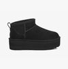 UGG CLASSIC ULTRA MINI Womens Platform Boots Black