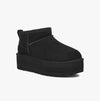 UGG CLASSIC ULTRA MINI Womens Platform Boots Black