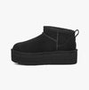 UGG CLASSIC ULTRA MINI Womens Platform Boots Black