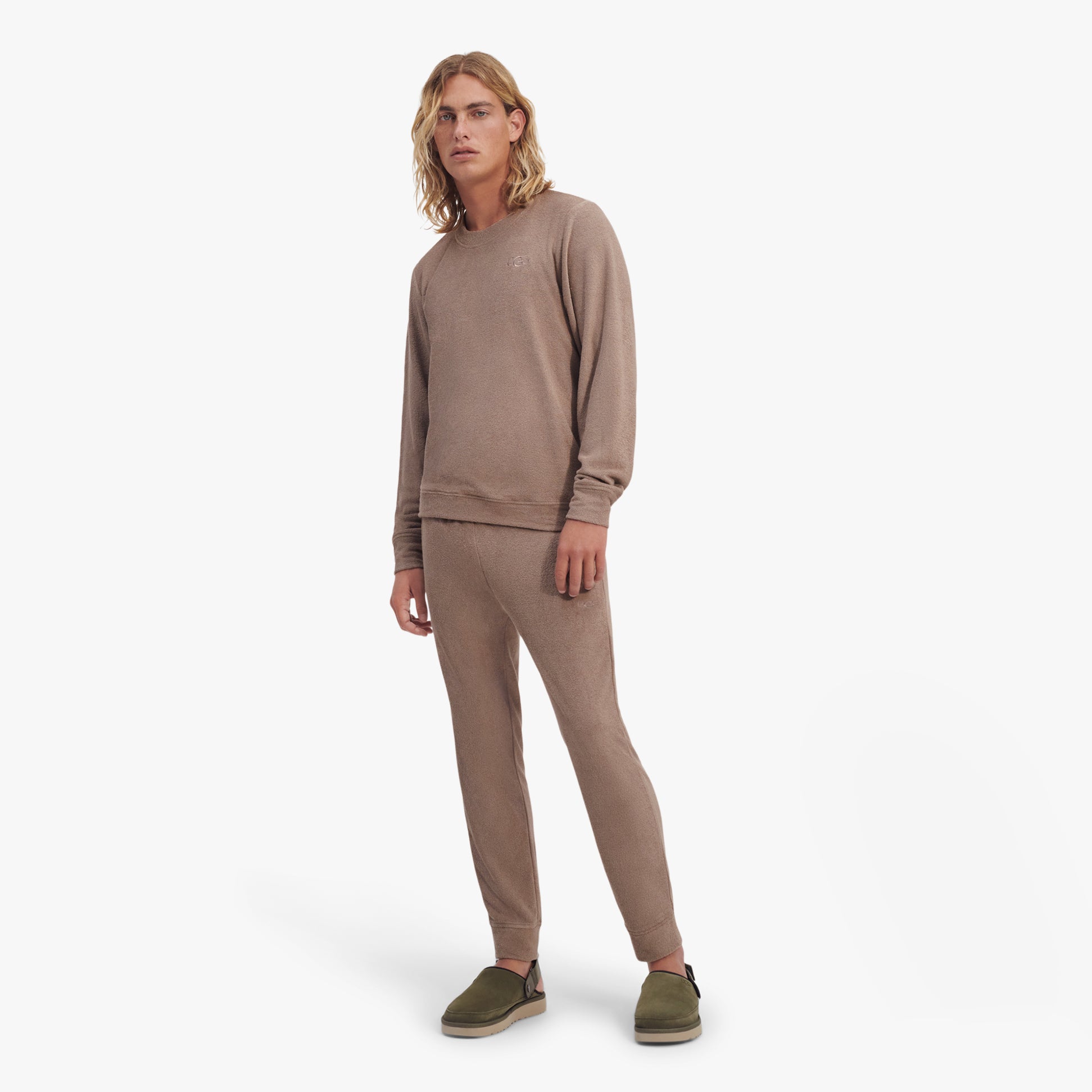 UGG BRANTLEY Mens Lounge Joggers Wolf Grey