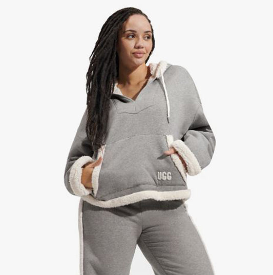 UGG SHARONN BONDED Womens Pullover Grey Heather