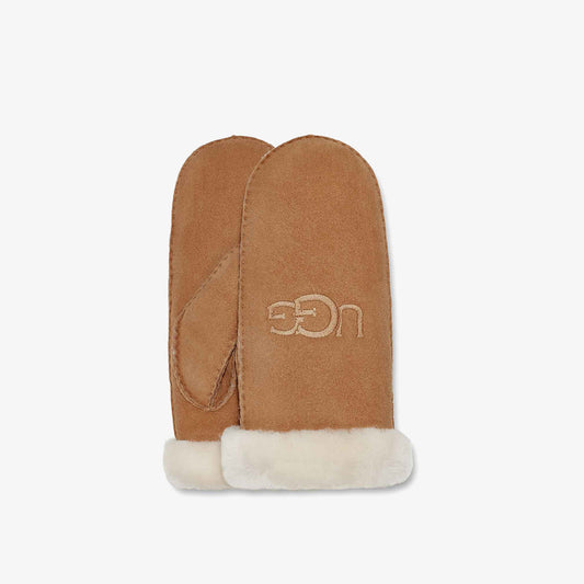 UGG SHEARLING Womens Gloves Chestnut