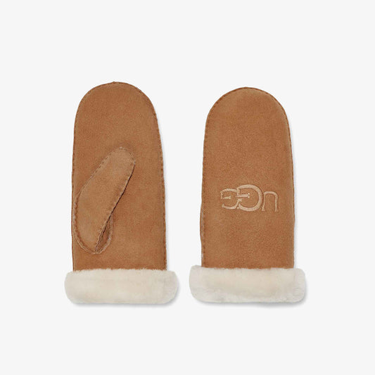 UGG SHEARLING Womens Gloves Chestnut