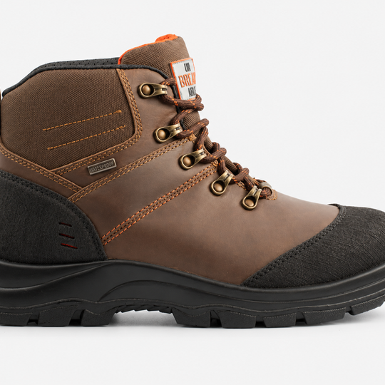 Unbreakable U107 Meteor Unisex Composite Toe Safety Boots Brown