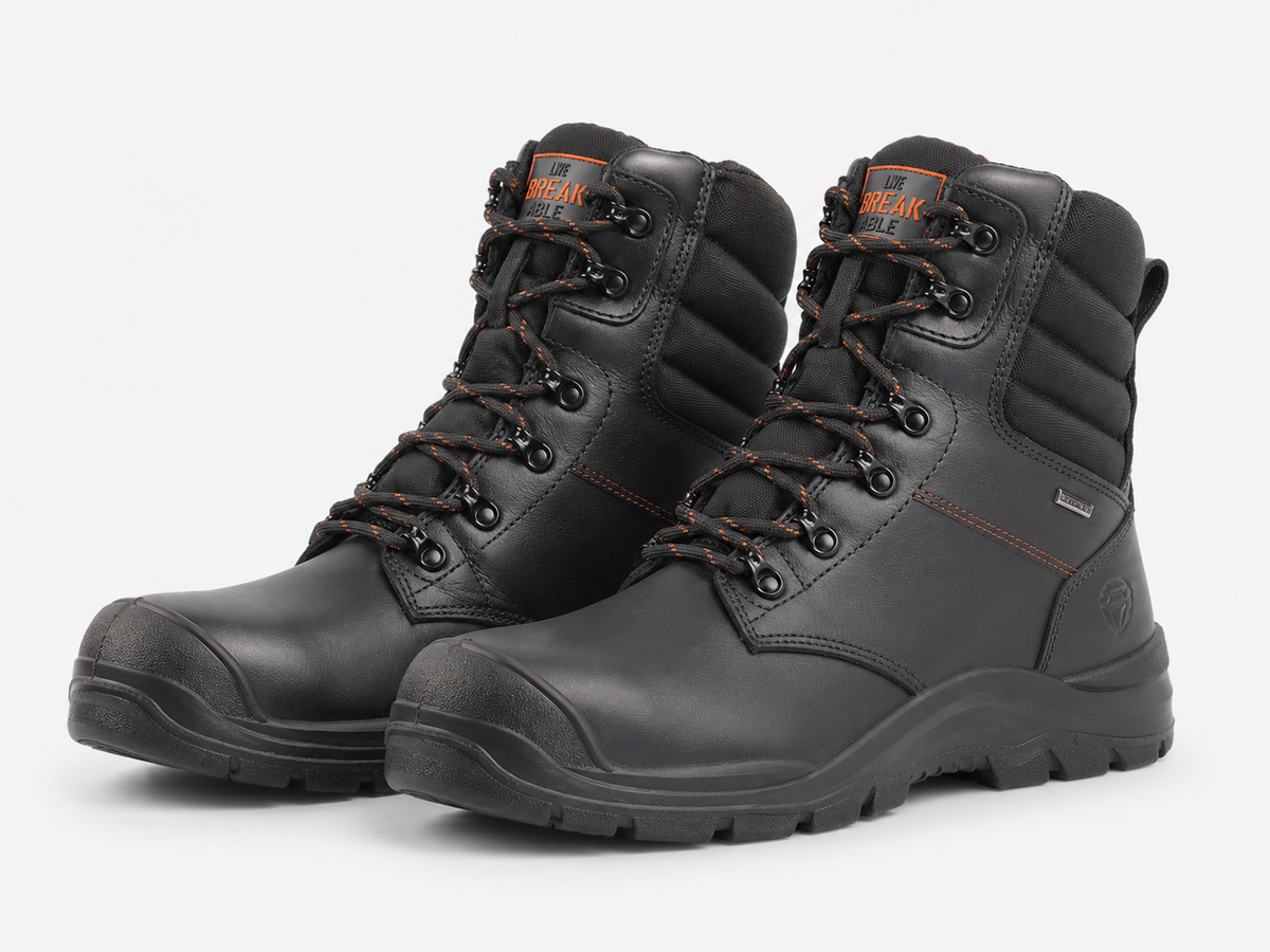Unbreakable U108 Tornado Unisex Composite Toe Safety Boots Black