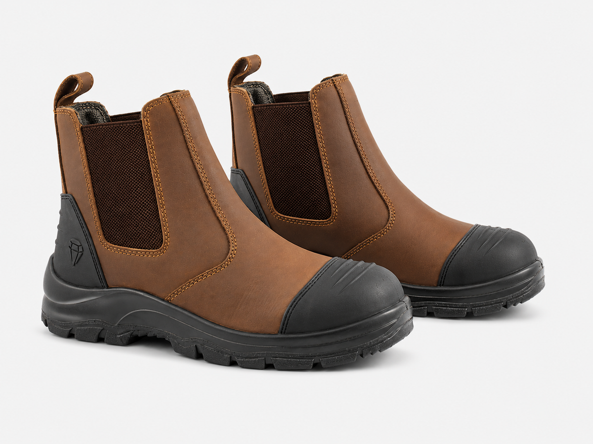 Unbreakable U110 Granite Unisex Composite Toe Safety Dealer Boots Brown