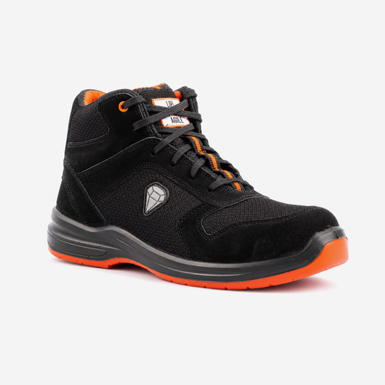 Unbreakable U118 Reef Hi Unisex Composite Toe Safety Hiker Boots Black